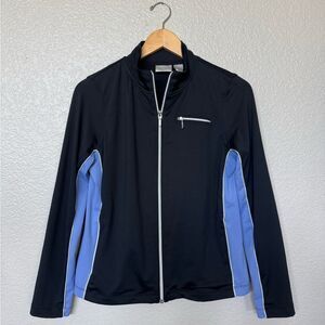 Chico’s Zenergy Black Zip Front Active Jacket Top 0